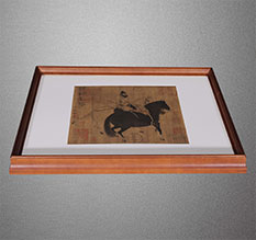 西乌珠穆沁书画装裱配框服务案例